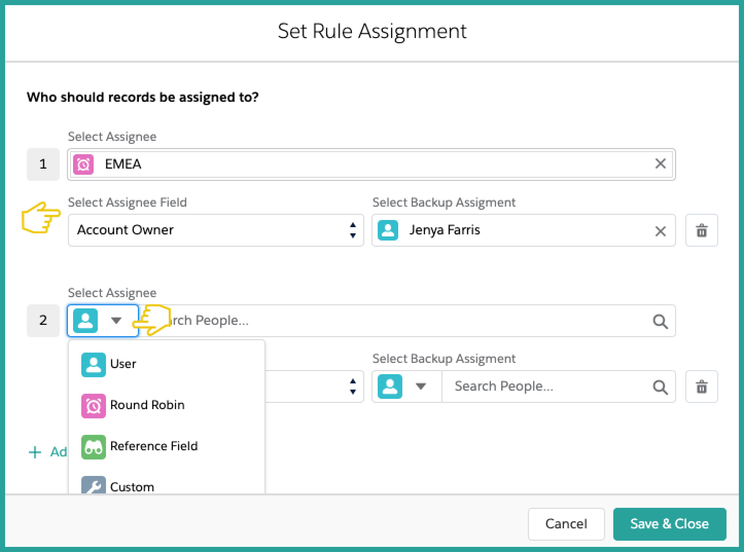 How do I set up Account Rules?