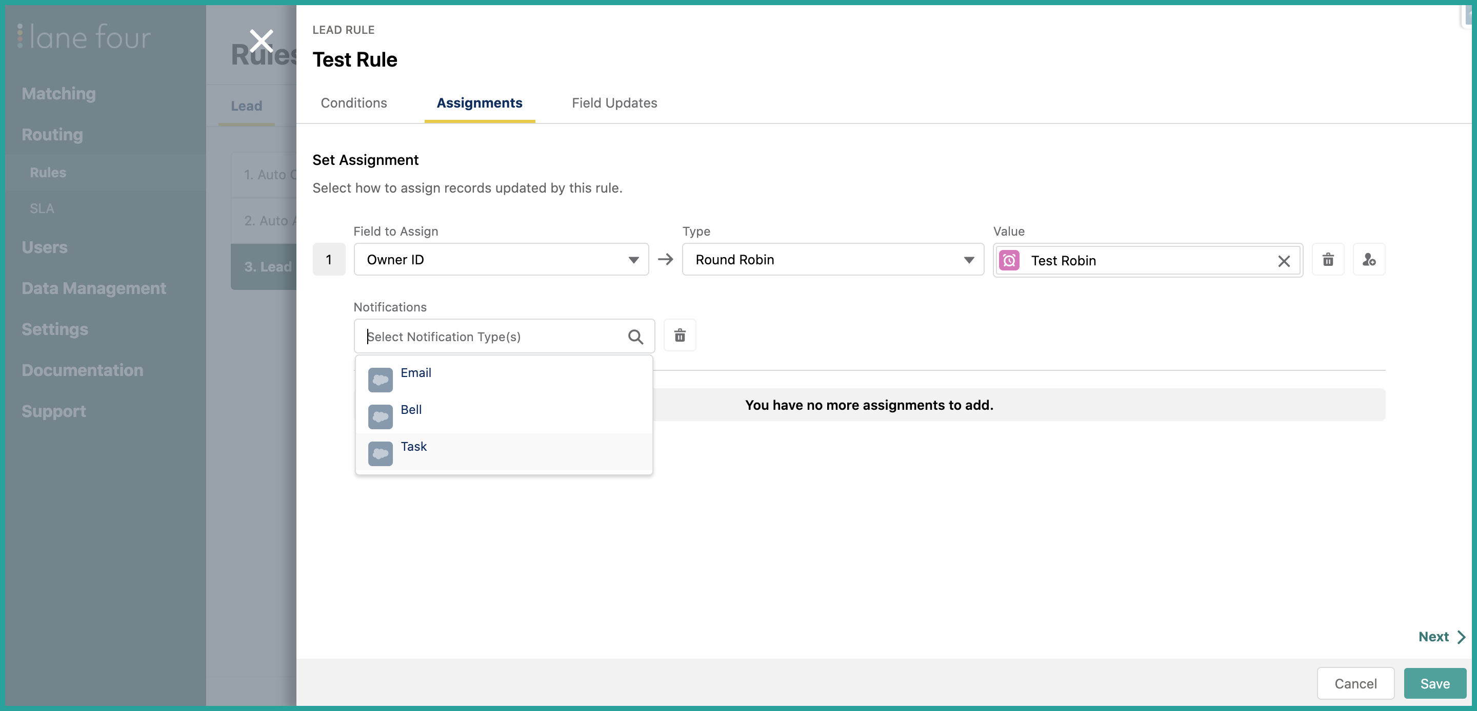 How do I set up Assignment Notifications?